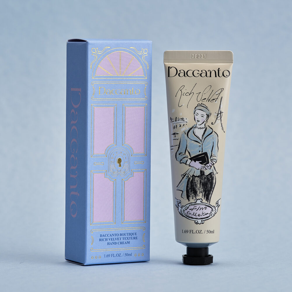 DACCANTO Rich Velvet texture Hand Cream 50ml (Smoky Mauve Scent)